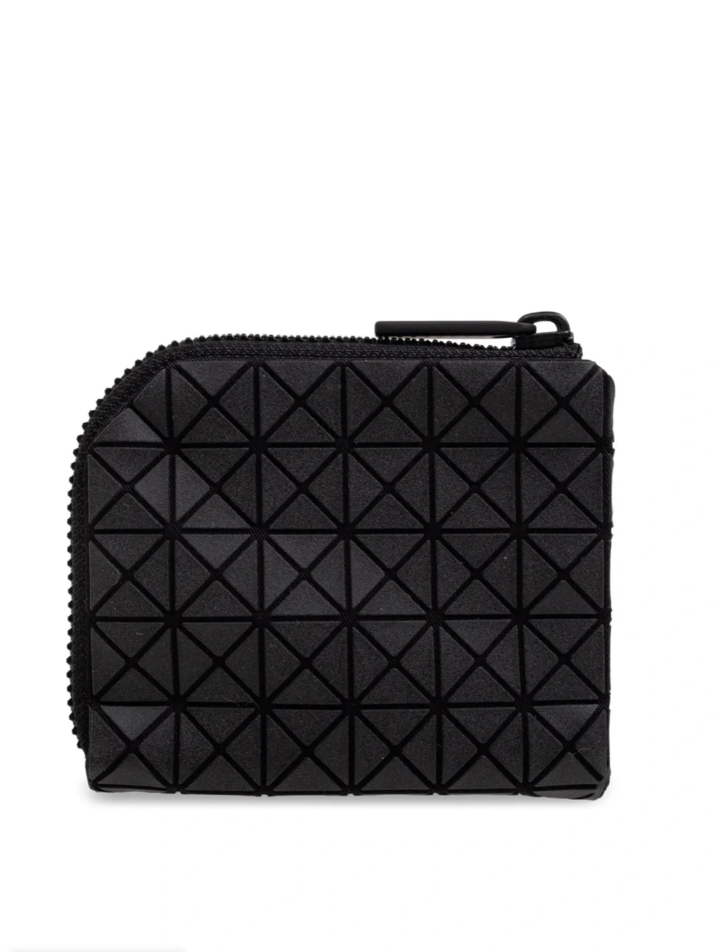 Bao Bao Issey Miyake Geometric Textured Zip Wallet in Black